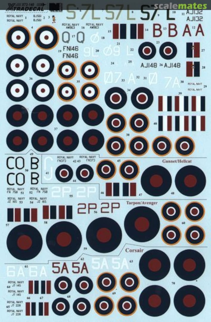 Boxart Yanks with Roundels, Part 1 X72140 Xtradecal