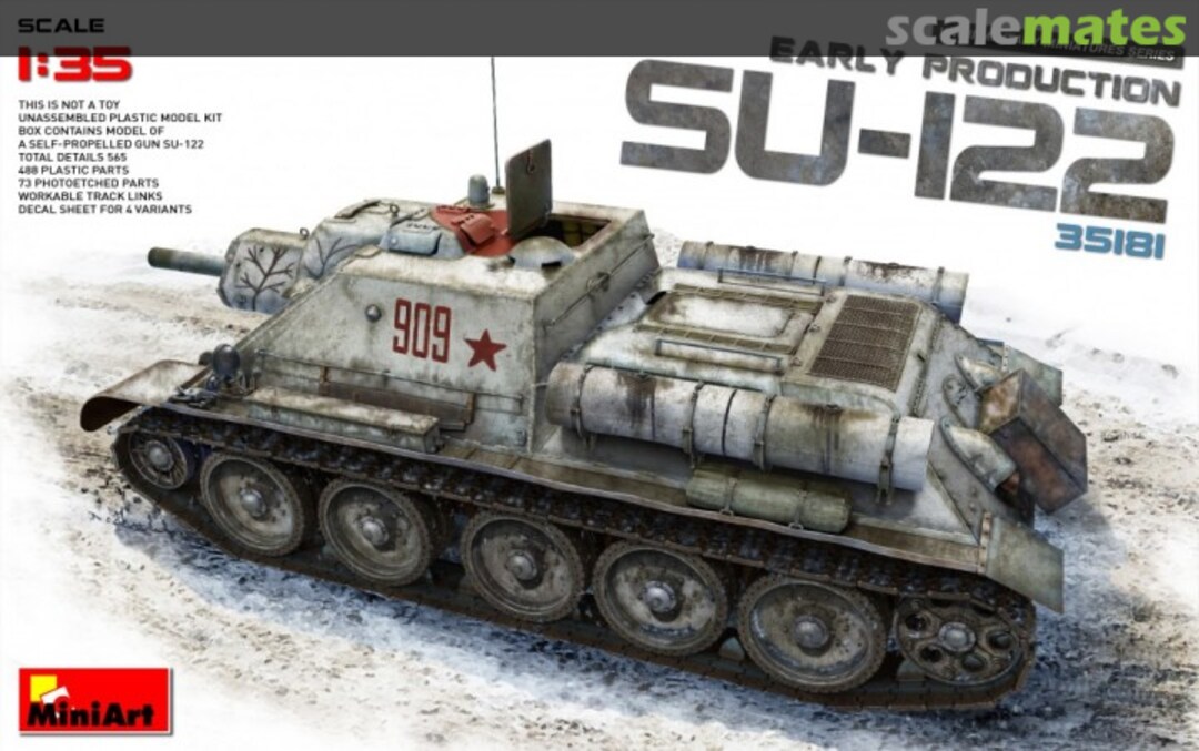 Boxart SU-122 (Early Production) 35181 MiniArt