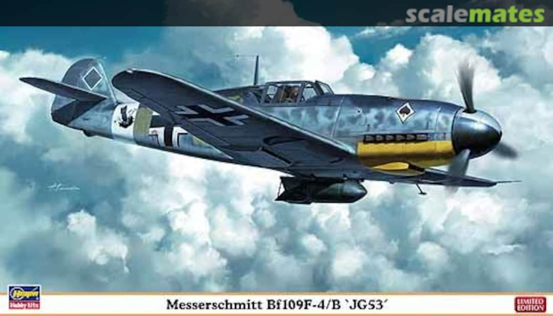 Boxart Messerschmitt Bf109F-4/B `JG53´ 09945 Hasegawa