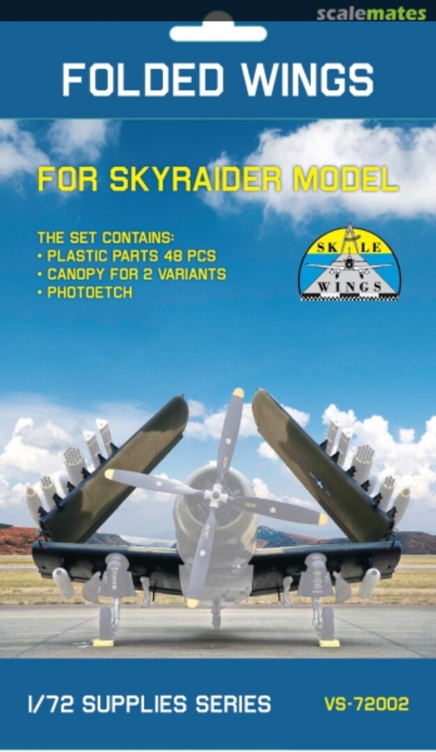 Boxart Folded wings for Skyraider VS-72002 Skale Wings