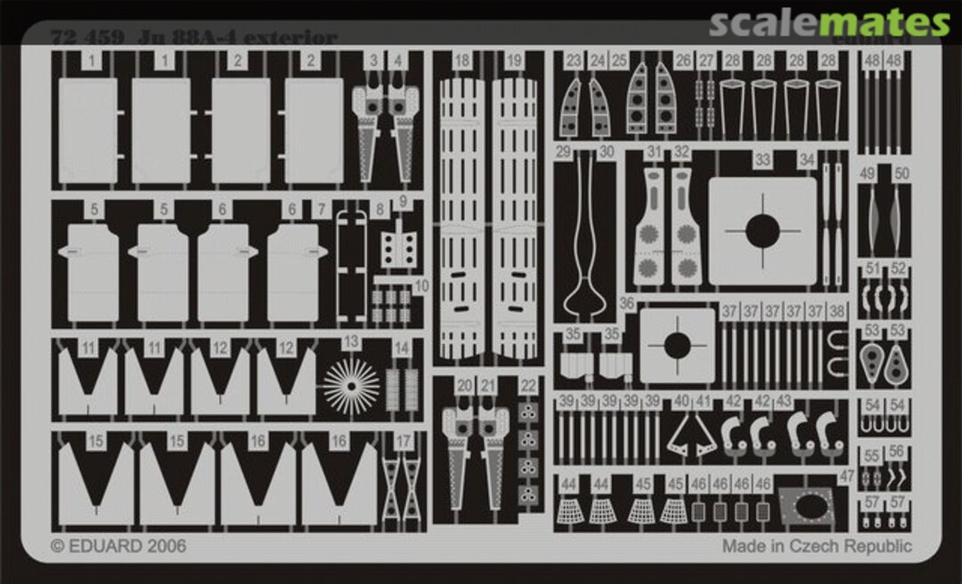 Boxart Ju 88A-4 exterior 72 459 Eduard