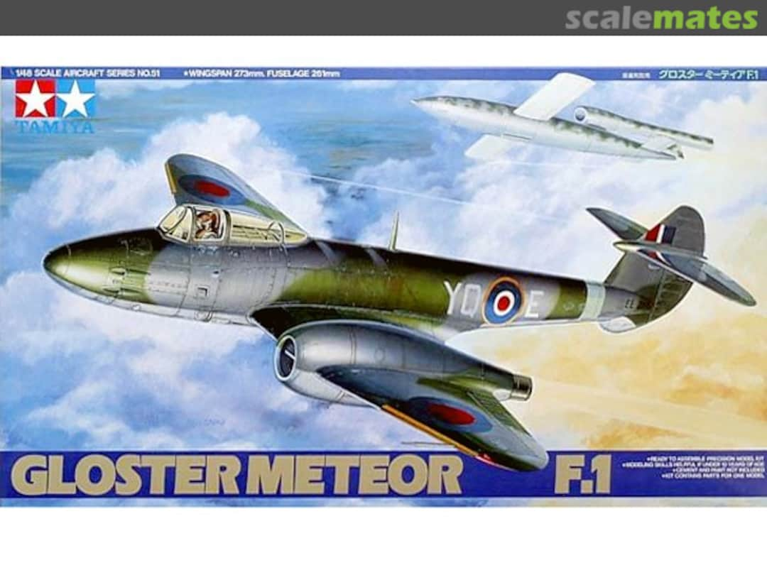 Boxart Gloster Meteor F.1 61051 Tamiya