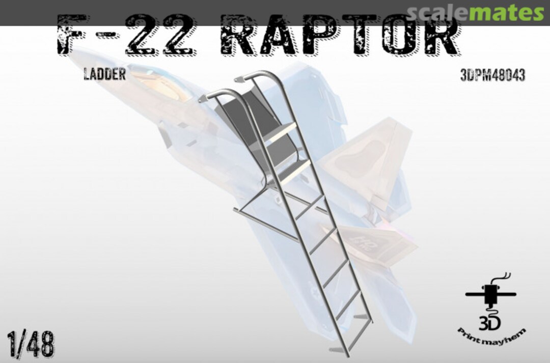 Boxart F-22 Raptor Boarding Ladder 3DPM48043 3D Print Mayhem