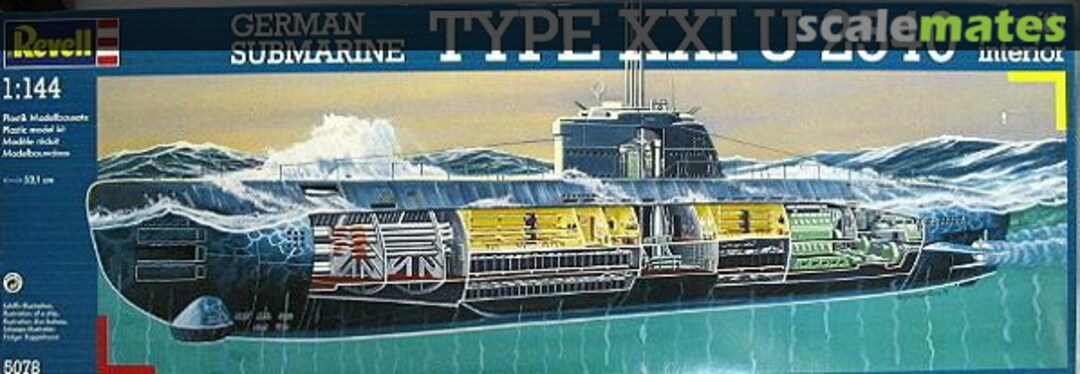 Boxart Type XXI U 2540 5078 Revell