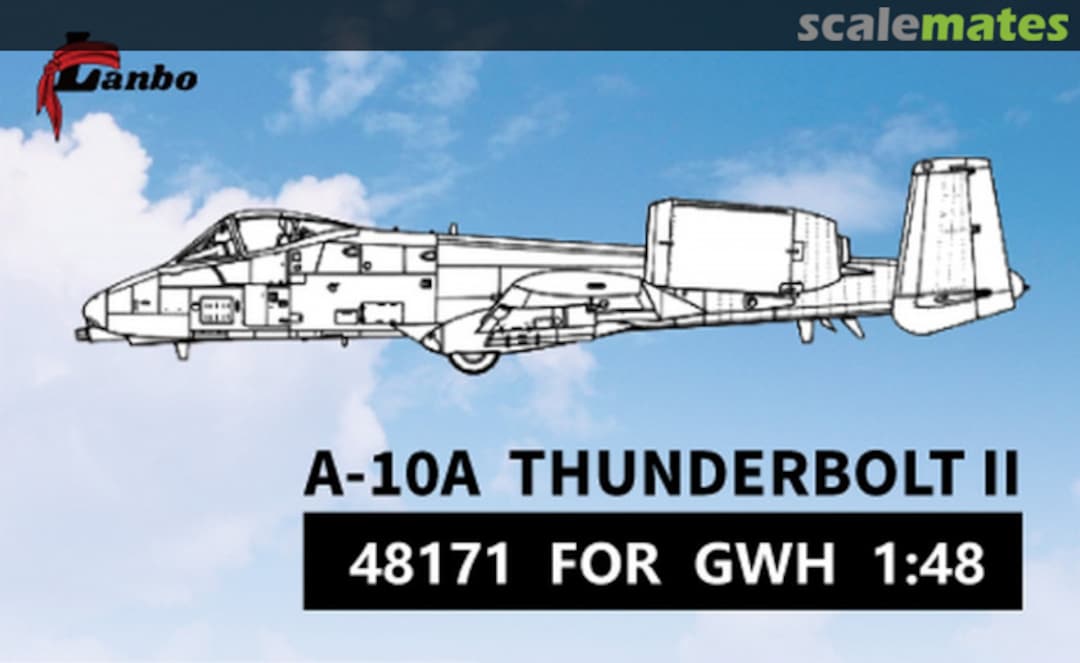 Boxart A-10A Thunderbolt II interior 3D decals 48171 Lanbo Models