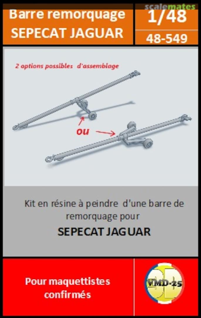 Boxart Barre de traction pour SEPECAT JAGUAR  48-549 VMD25_3D