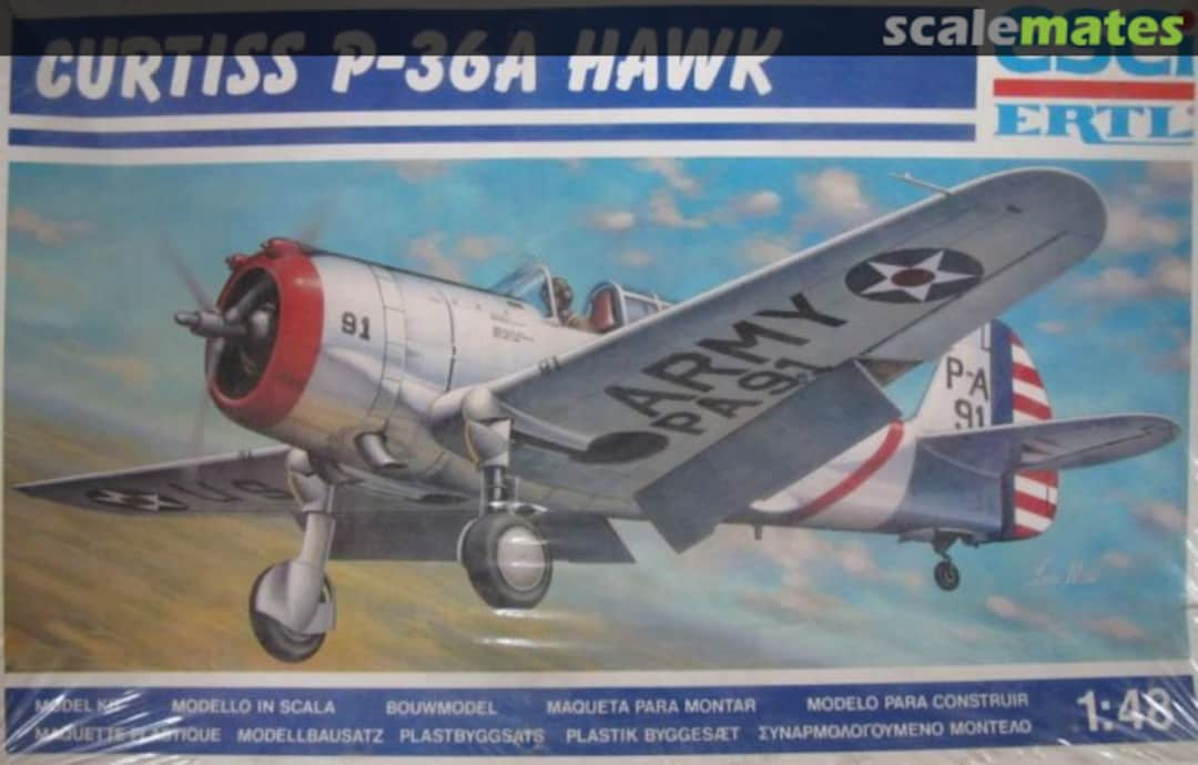 Boxart Curtiss P-36A Hawk 4101 ESCI/ERTL