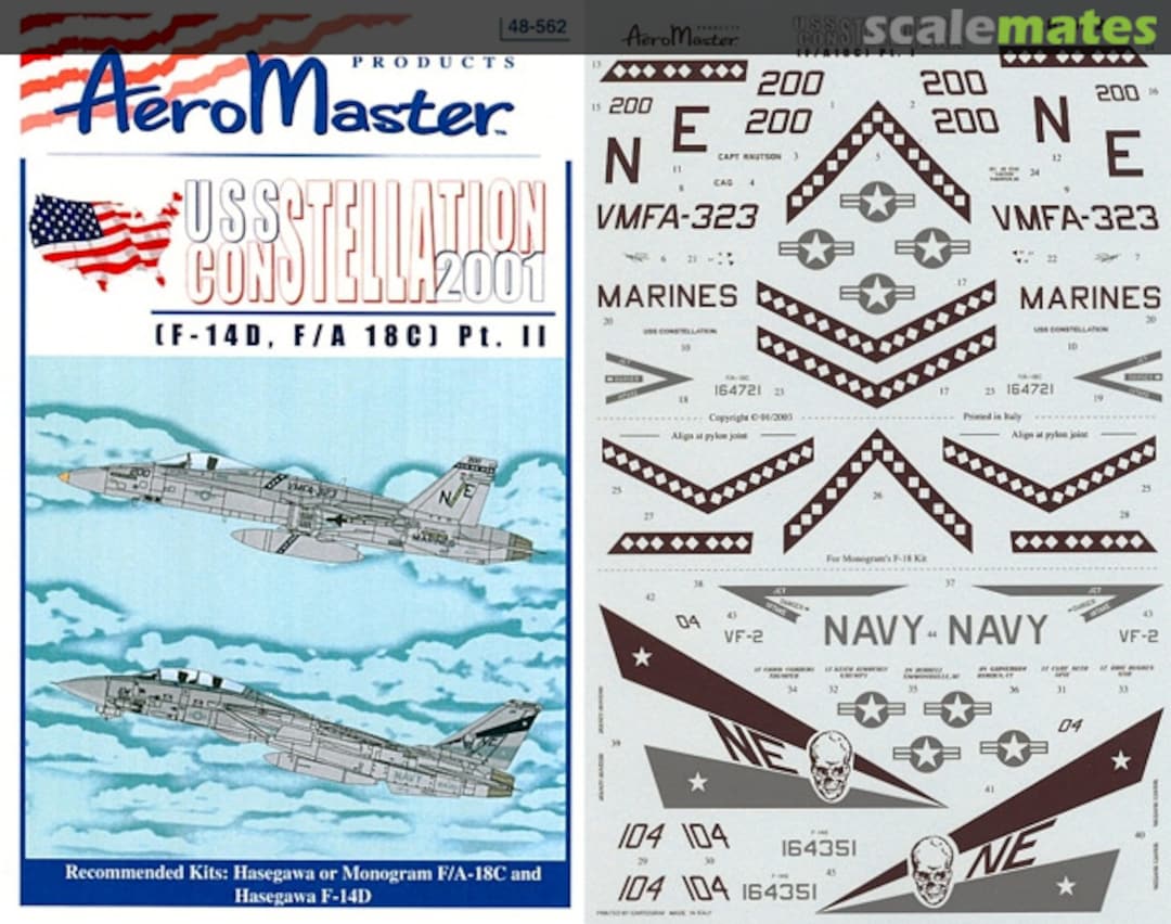 Boxart USS Constellation 2001 48-562 AeroMaster