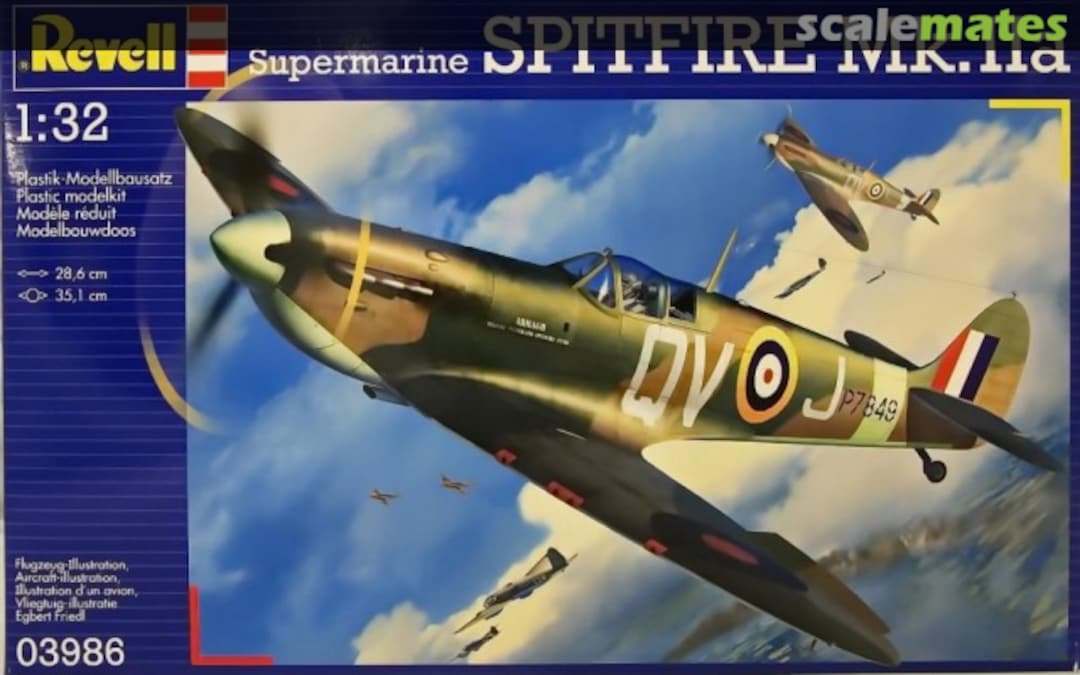 Boxart Supermarine Spitfire Mk.IIa 03986 Revell