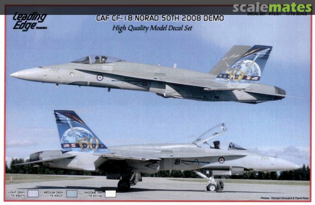 Boxart CAF CF-18 NORAD 50th 2008 Demo 72.61 Leading Edge