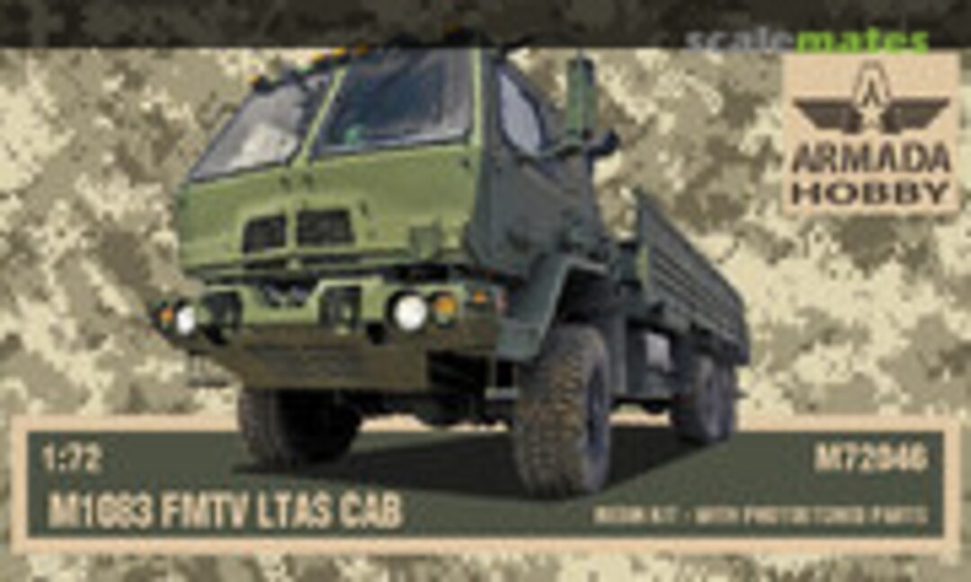 1:72 M1083 FMTV LTAS Cab (resin kit &amp; PE parts) (Armada Hobby M72046)