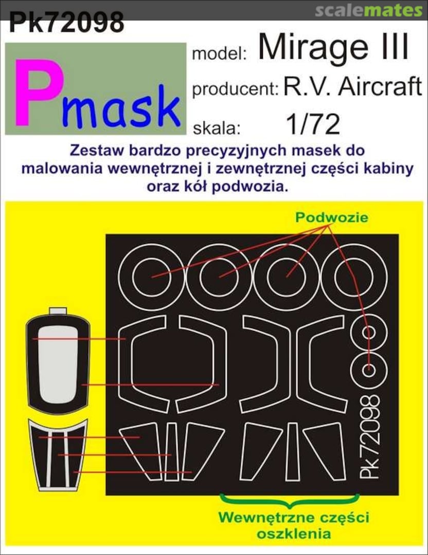 Boxart Mirage III PK72098 Pmask