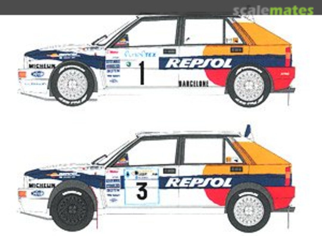 Boxart Repsol Super Delta 1993 Monte Carlo/Acropolis Decal Set SHK-D325 Shunko Models