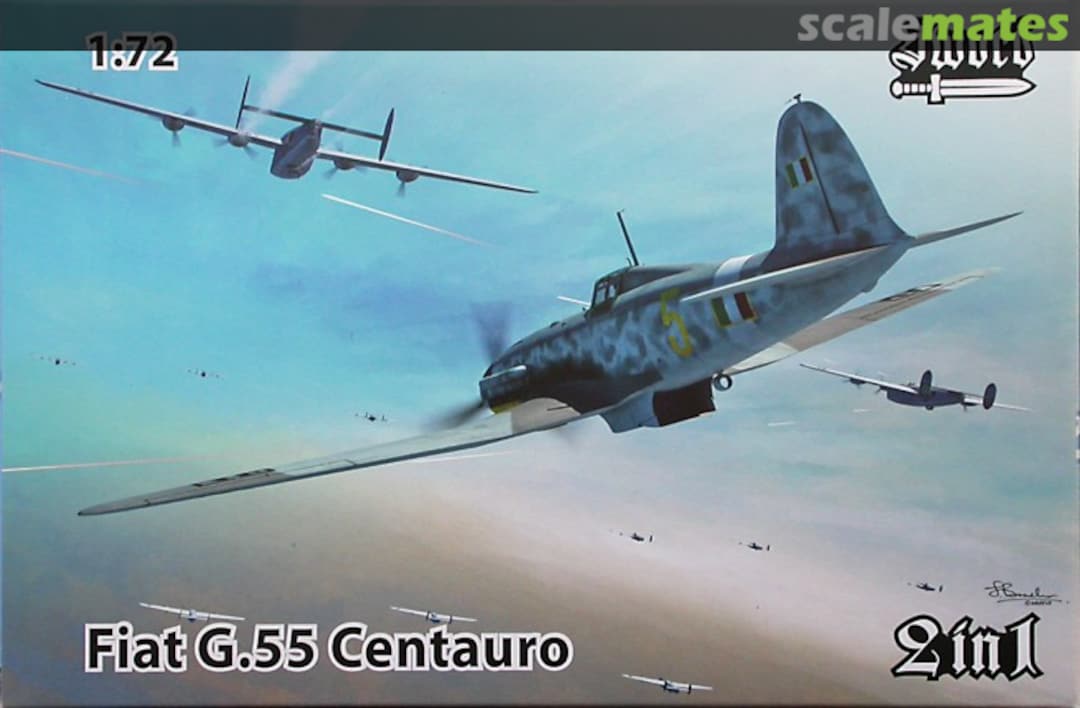 Boxart Fiat G.55 Centauro SW72104 Sword