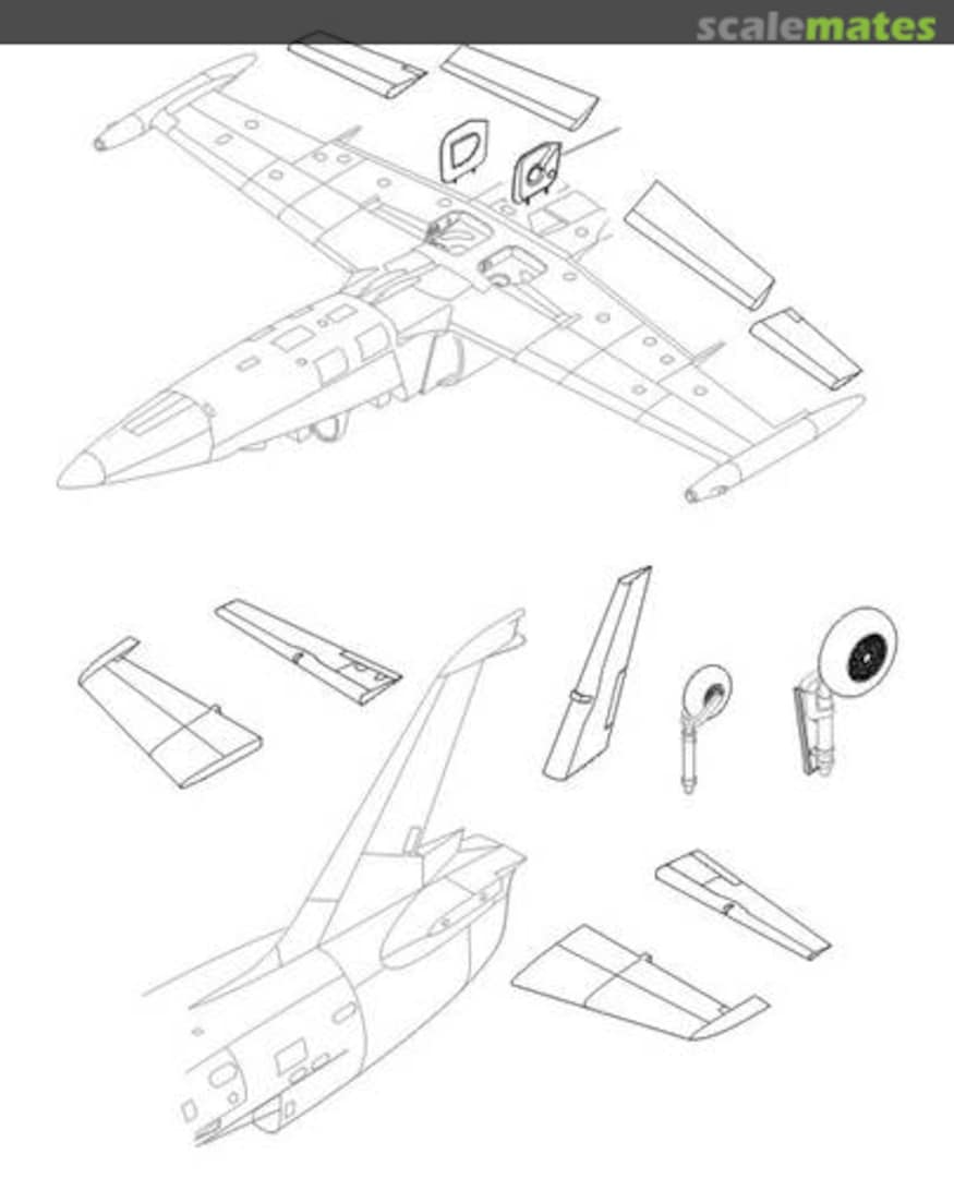 Boxart L-39 C/ZA - Exterior set 7084 CMK