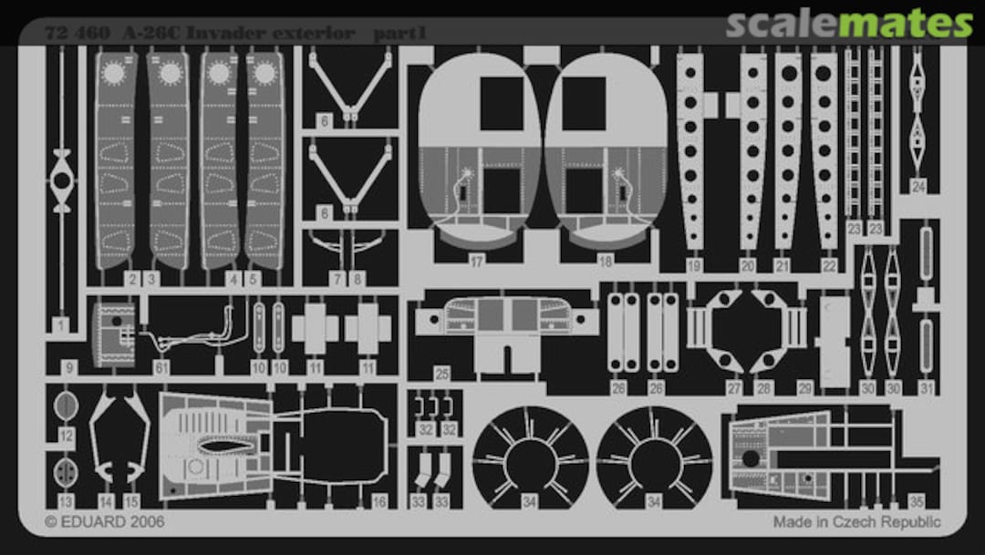 Boxart A-26C exterior 72460 Eduard