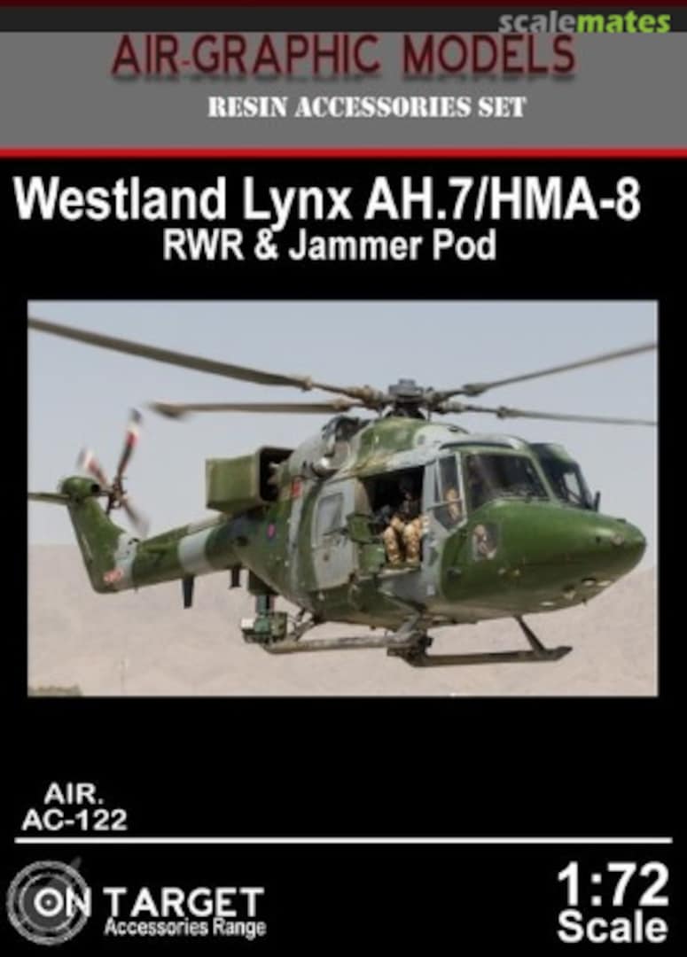 Boxart Westland Lynx AH-7/HMA-8 RWR & Jammer Pod AIR.AC-122 Air-Graphic Models