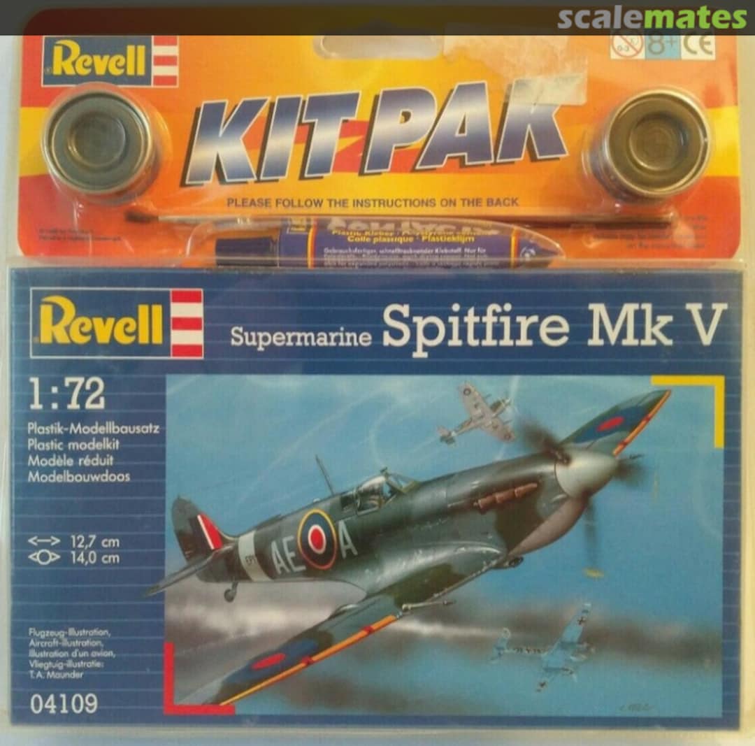 Boxart Supermarine Spitfire Mk V 74109 Revell