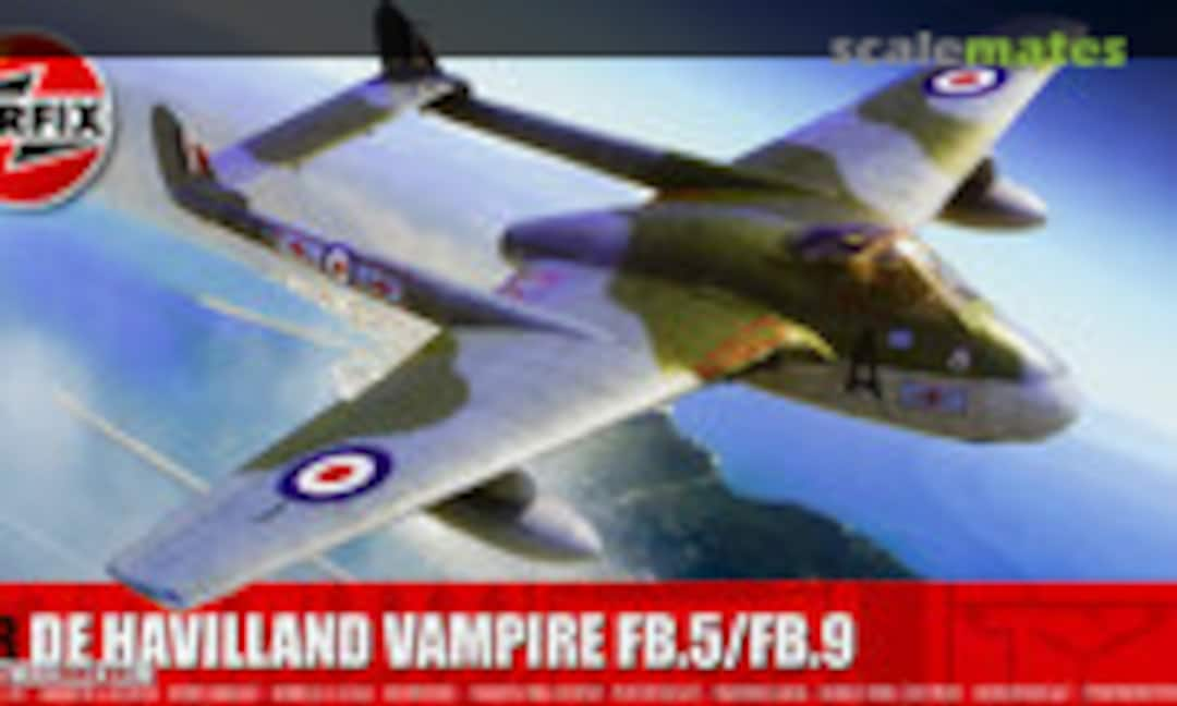 1:48 De Havilland Vampire FB.5/FB.9 (Airfix A06108)