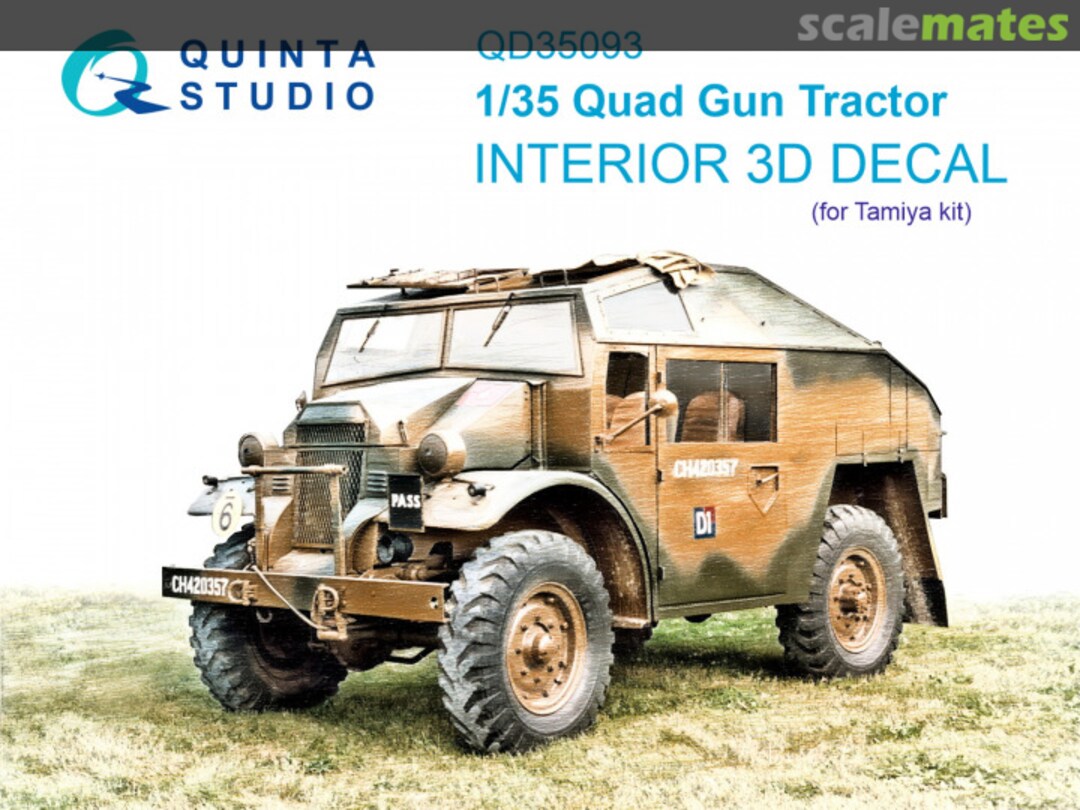 Boxart Quad Gun Tractor QD35093 Quinta Studio