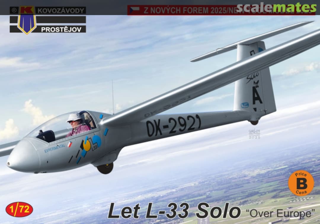 Boxart Let L-33 Solo "Over Europe" KPM0498 Kovozávody Prostějov