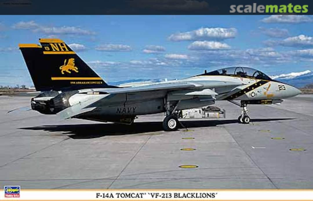 Boxart F-14A Tomcat `VF-213 Blacklions´ 09814 Hasegawa