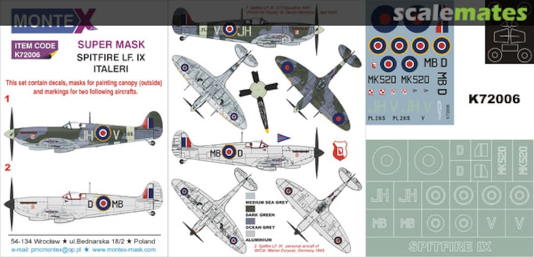 Boxart Spitfire LF.IX K72006 Montex