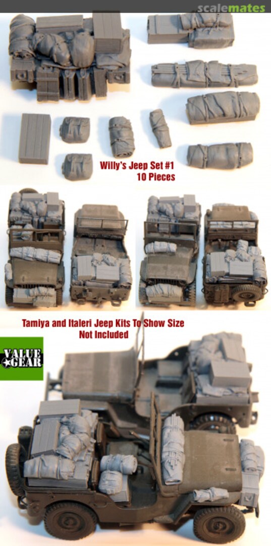 Boxart Willy's Jeep Load Set #1 USJP1 Value Gear