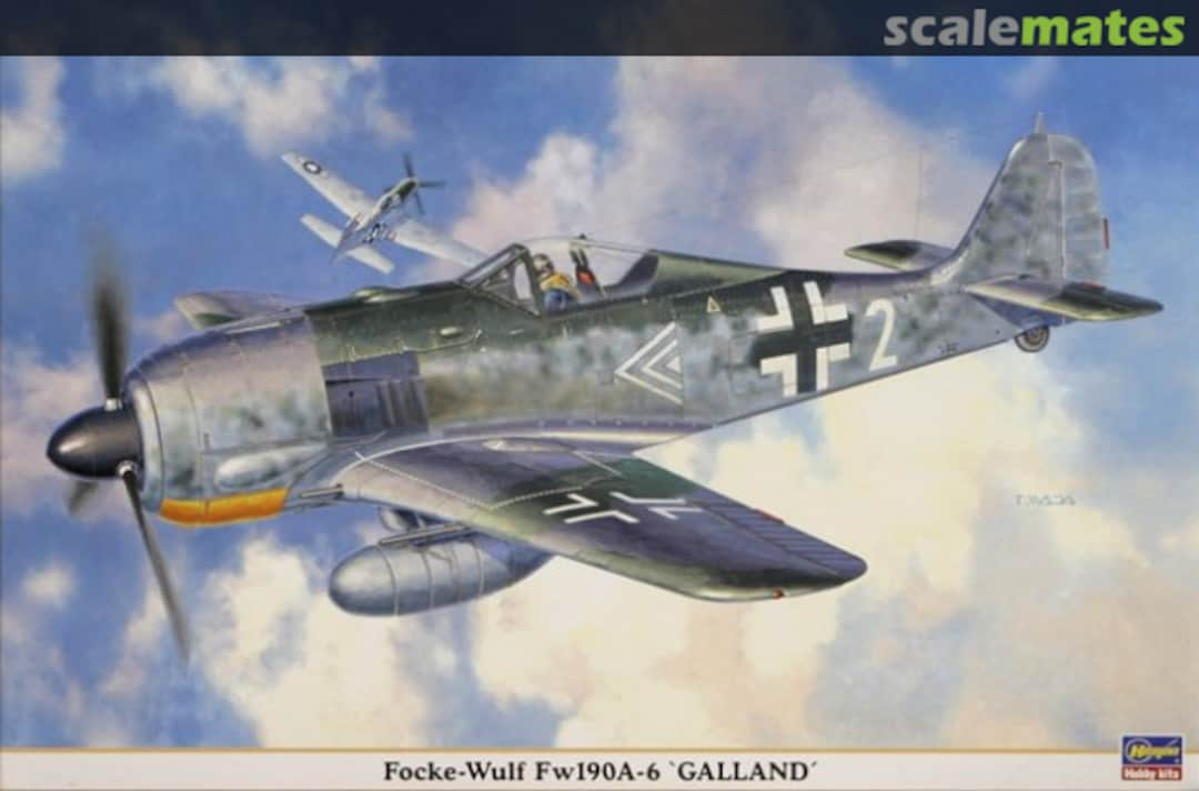 Boxart Focke-Wulf Fw190A-6 'Galland' 08186 Hasegawa