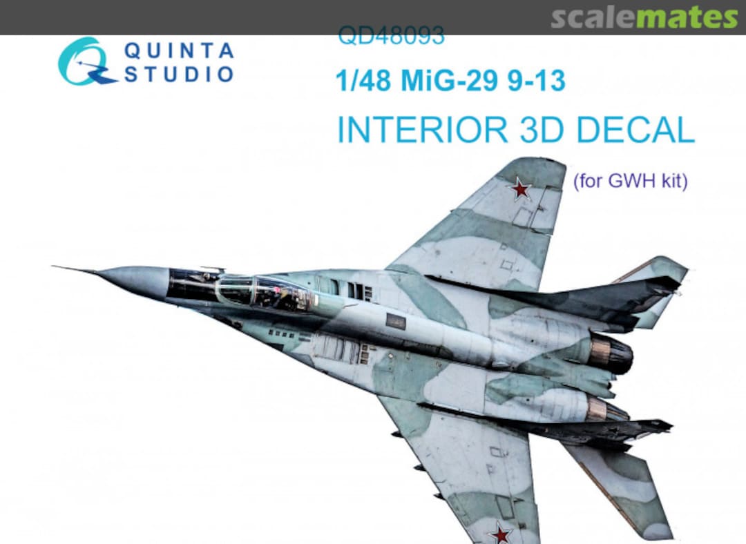 Boxart MiG-29 9-13 QD48093 Quinta Studio