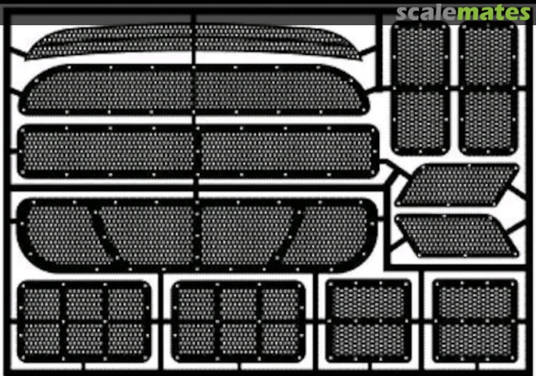 Boxart 1995 Monte Carlo Stock Car Photo Etched Duct Grille Works MCG-2027 The Model Car Garage