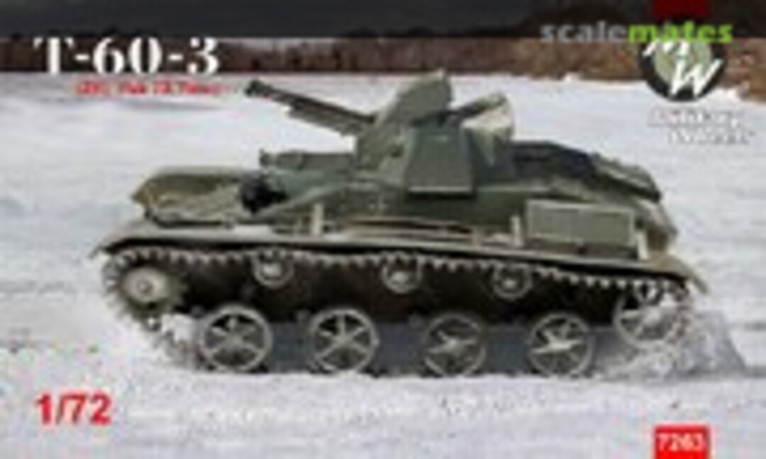 1:72 Soviet T-60-3 ZSU Flak 12,7mm (Military Wheels 7263)