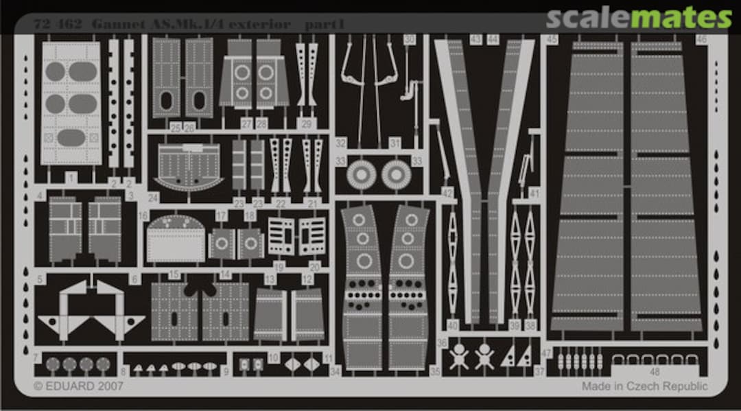 Boxart Gannet AS.Mk.1/4 exterior 72462 Eduard