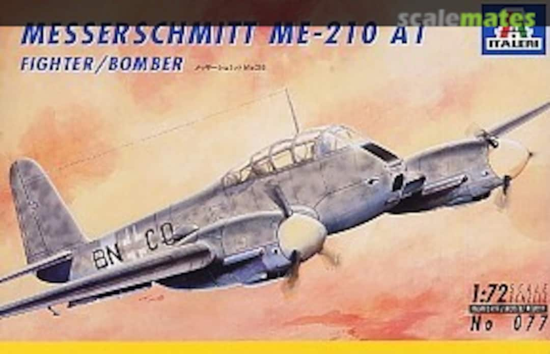 Boxart Messerschmitt Me-210 A1 077 Italeri