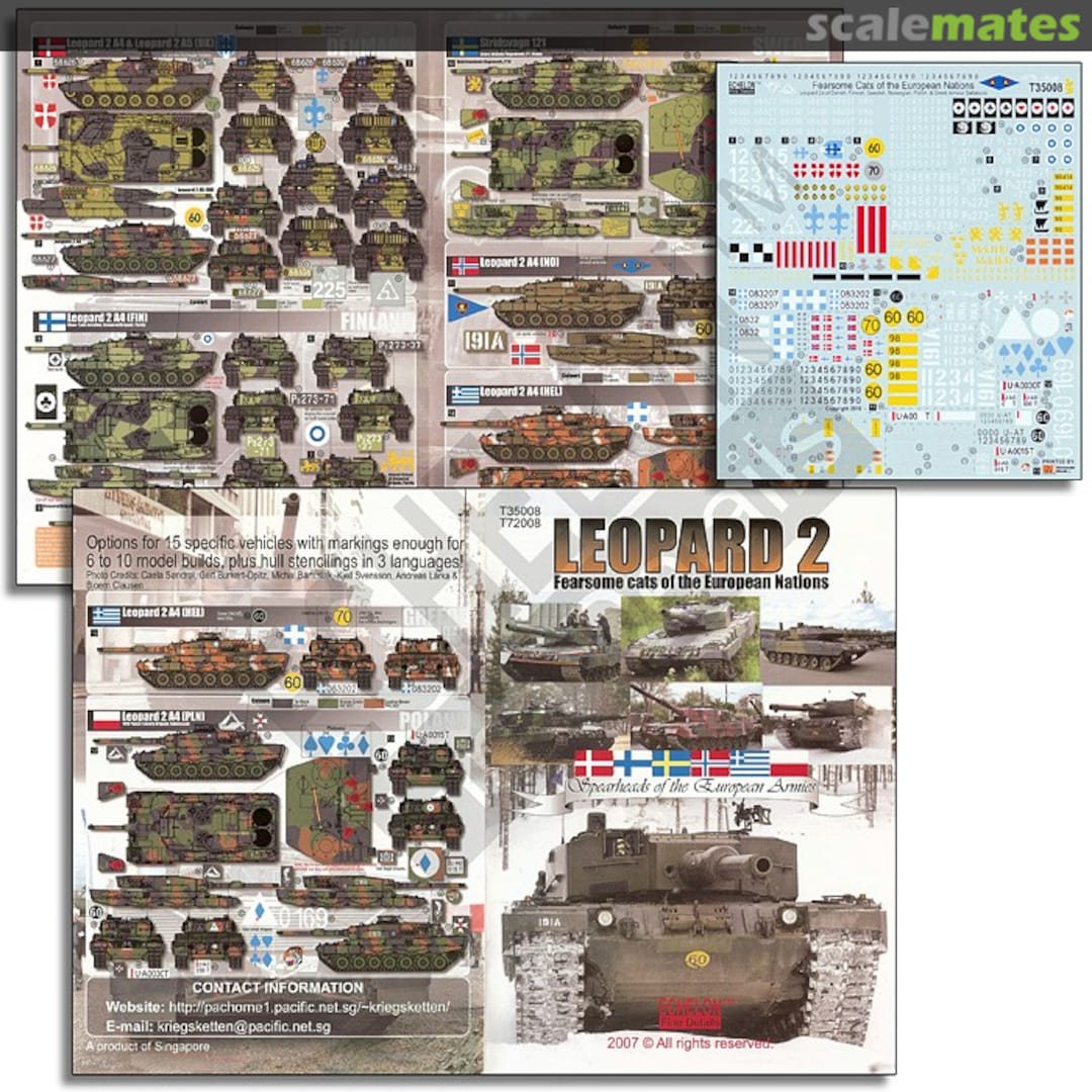 Boxart Leopard 2 T35008 Echelon Fine Details