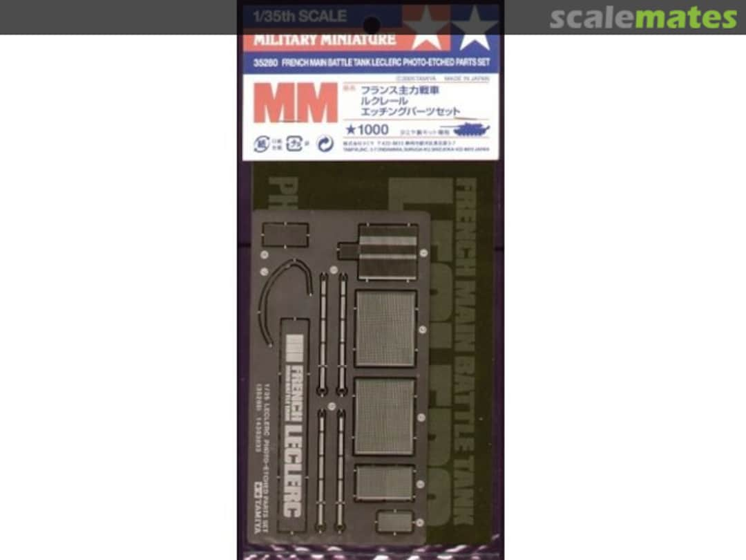 Boxart Modern French LeClerc 2 PhotoEtched Parts 35280 Tamiya