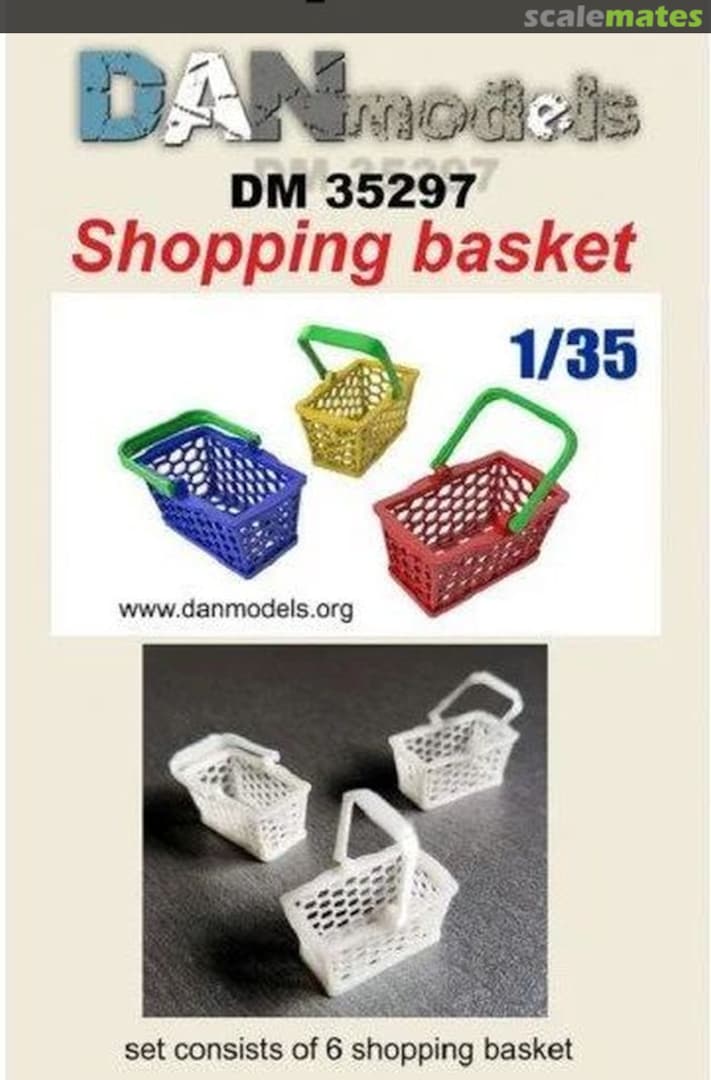 Boxart Shopping basket (6 pcs) DM35297 DANmodels