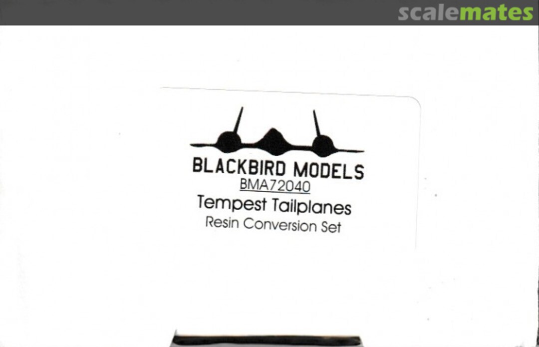 Boxart Tempest Tailplanes BMA72040 Blackbird Models