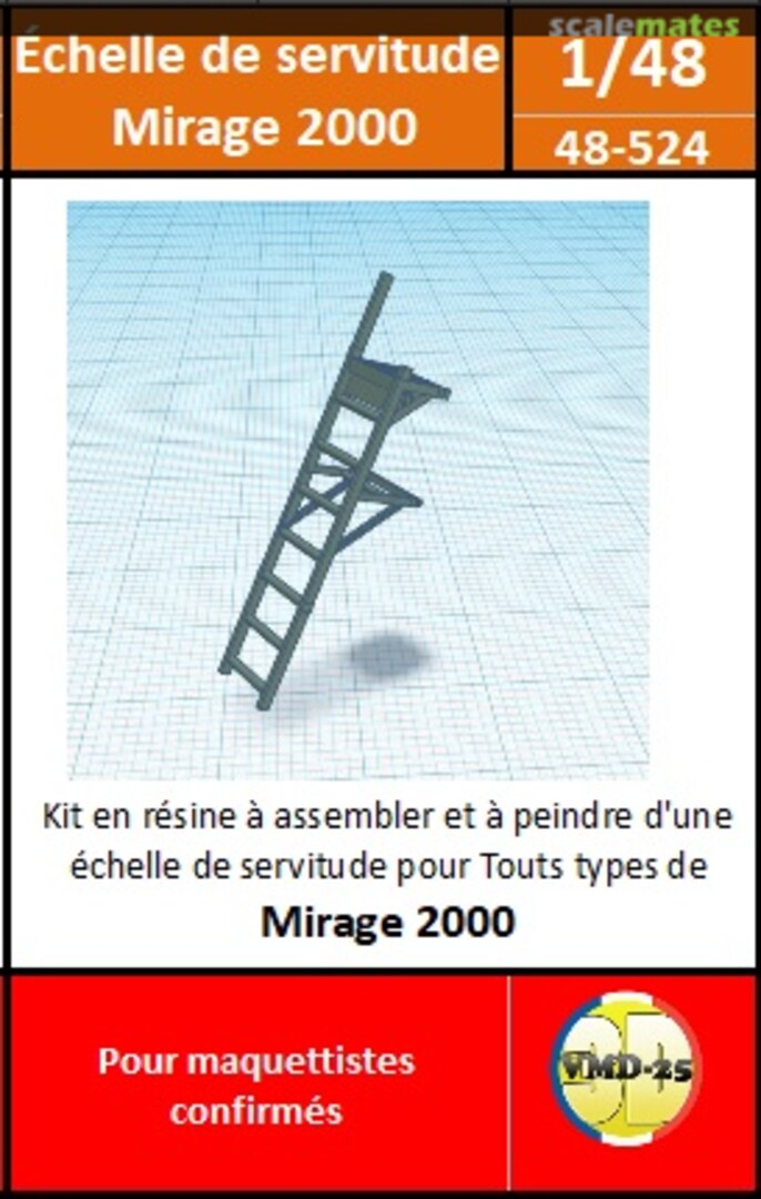 Boxart Echelle de Servitude pour Mirage 2000 48-524 VMD25_3D