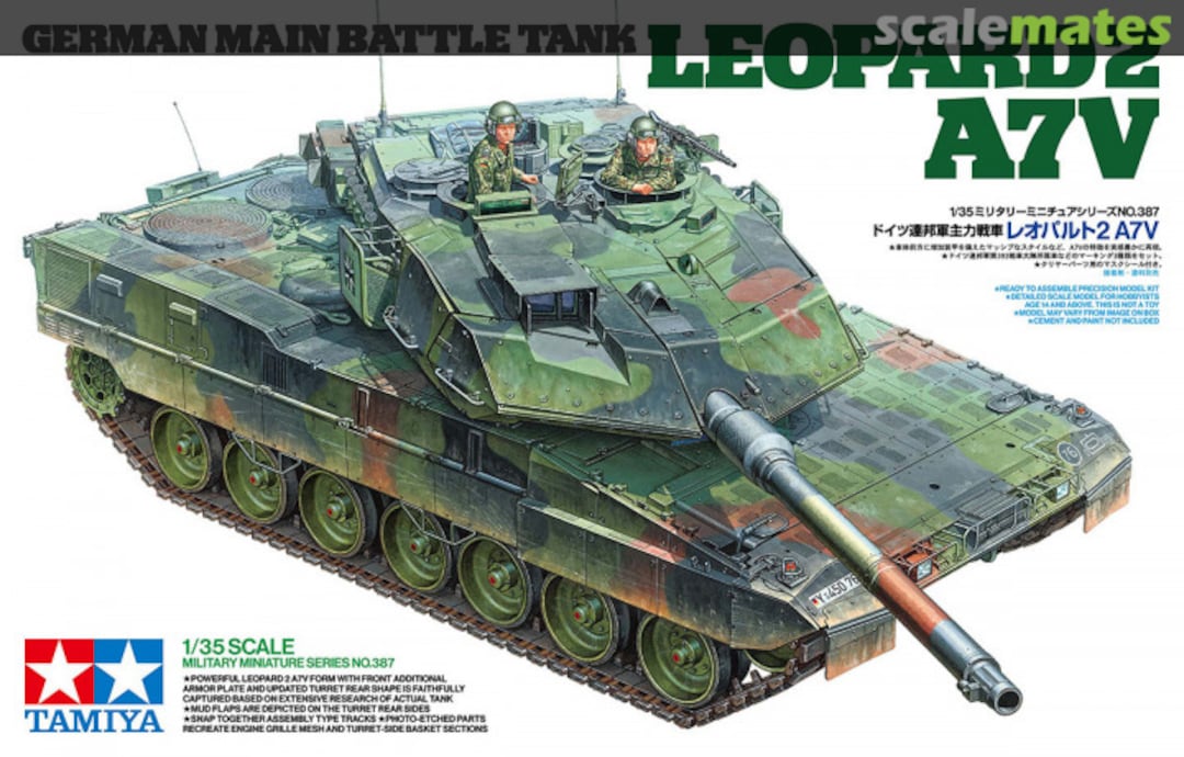 Boxart Leopard 2 A7V 35387 Tamiya