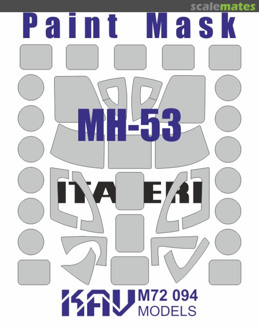 Boxart MH-53 paint mask (Italeri) KAV M72 094 KAV models