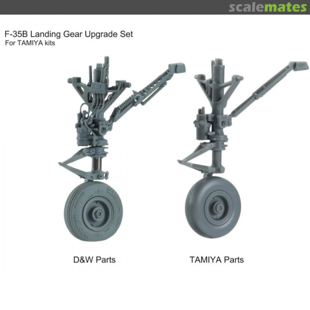 Contents F-35B Landing Gear Upgrade Set (on ground) 480617 Detail & Wonder Studio