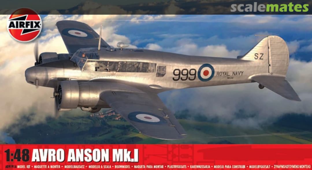 Boxart Avro Anson Mk.I A09191A Airfix