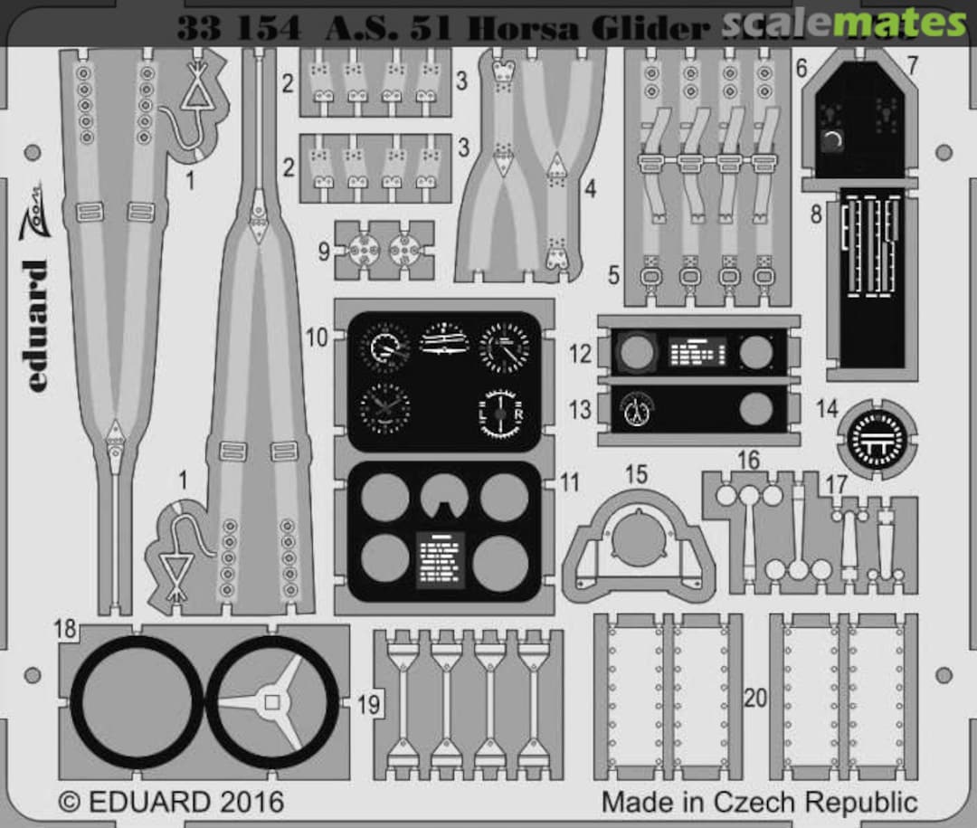 Boxart A.S. 51 Horsa Glider Mk.I 33154 Eduard