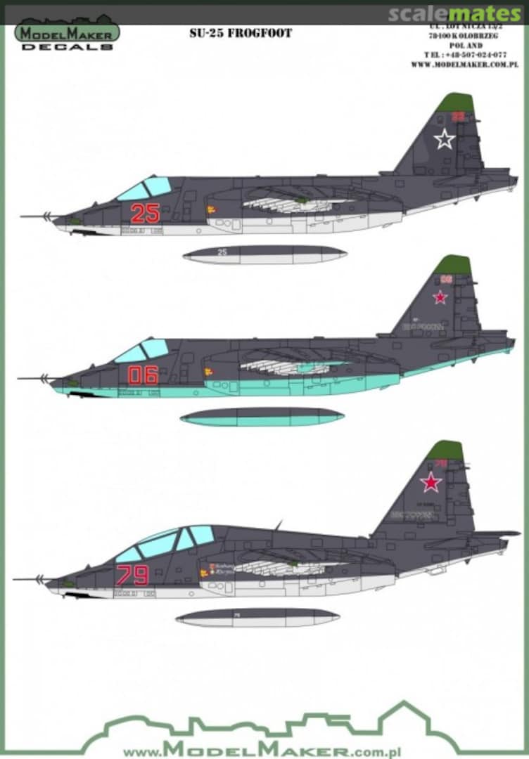 Boxart SU-25 Frogfoot D72078 ModelMaker