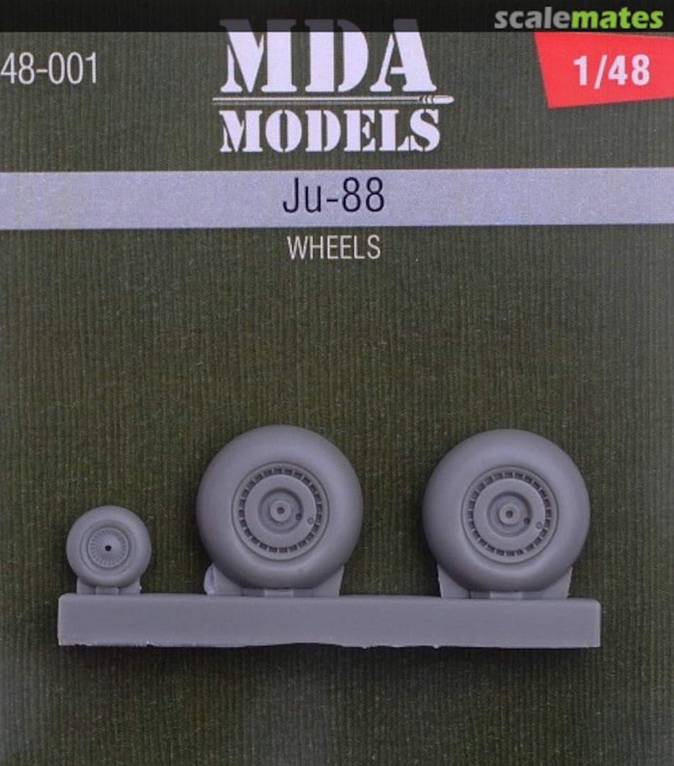 Boxart Wheels set 1/48 for Ju-88 MDA48-001 MDA Models