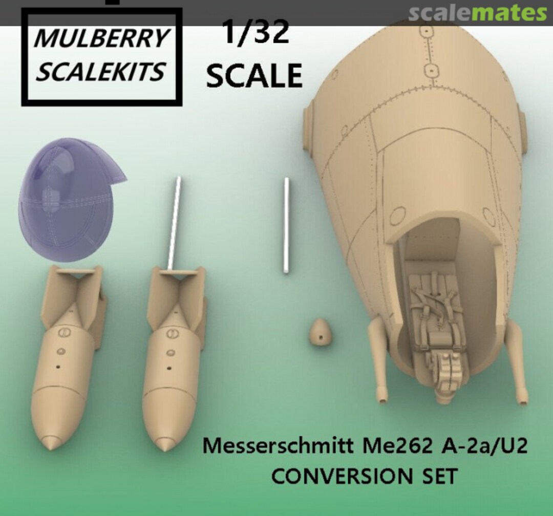 Boxart Messerschmitt Me-262A-2a/U2 Conversion Set TBA Mulberry Scalekits