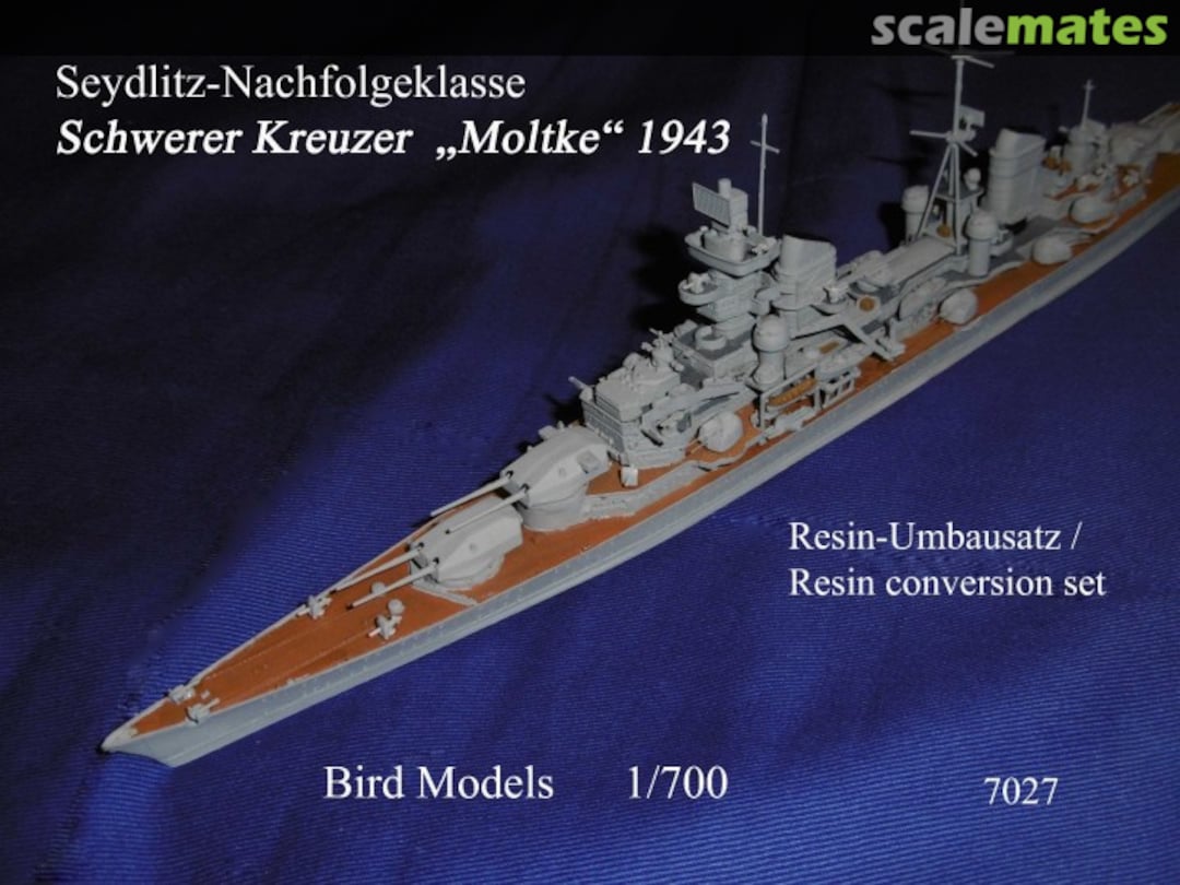 Boxart Schwerer Kreuzer Moltke 1943 7027 Bird Models