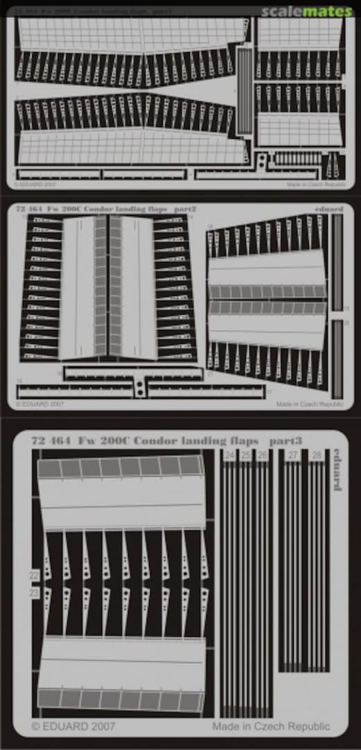 Boxart Focke-Wulf Fw 200C Condor - PE Landing Flaps 72464 Eduard