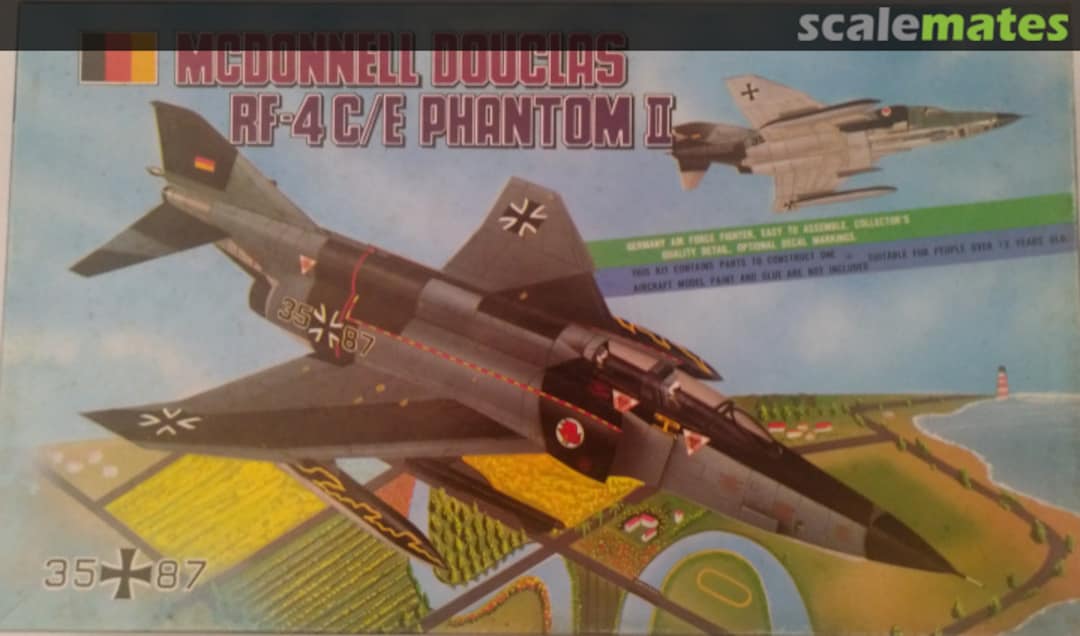 Boxart McDonnell Douglas RF-4C/E Phantom II KM-8 Kiddyland